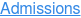 Admissions